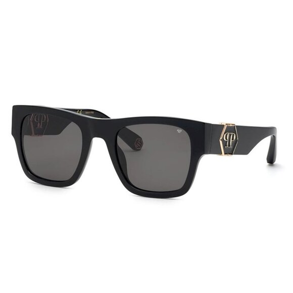 NWT PHILIPP PLEIN SUNGLASSES BLACK - Picture 1 of 3